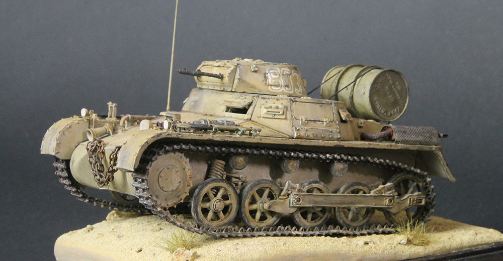 [ジオラマ] 2 ドイツ I号戦車 A型 前期生産型 - ドラゴン 6289