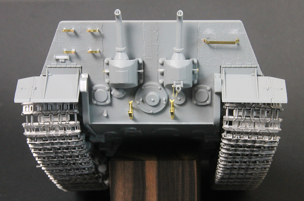 [製作] 2 ドイツ 重駆逐 戦車 ヤークトティーガー ポルシェ タイプ w/ ツィンメリット コーティング - ドラゴン 6493