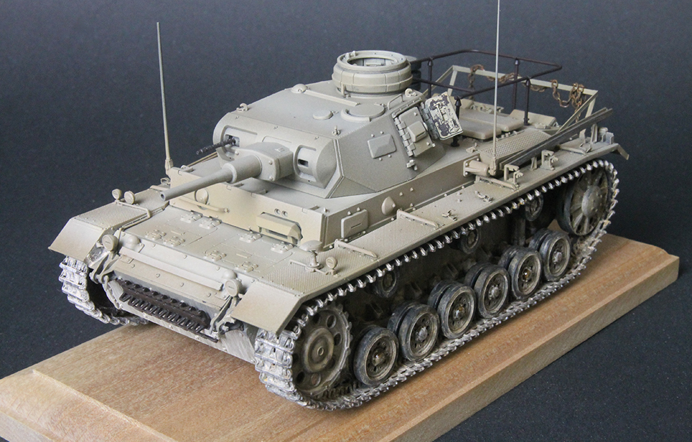 [製作] 4 ドイツ III号 指揮 戦車 H型 ドイツアフリカ軍団 – ドラゴン 6901