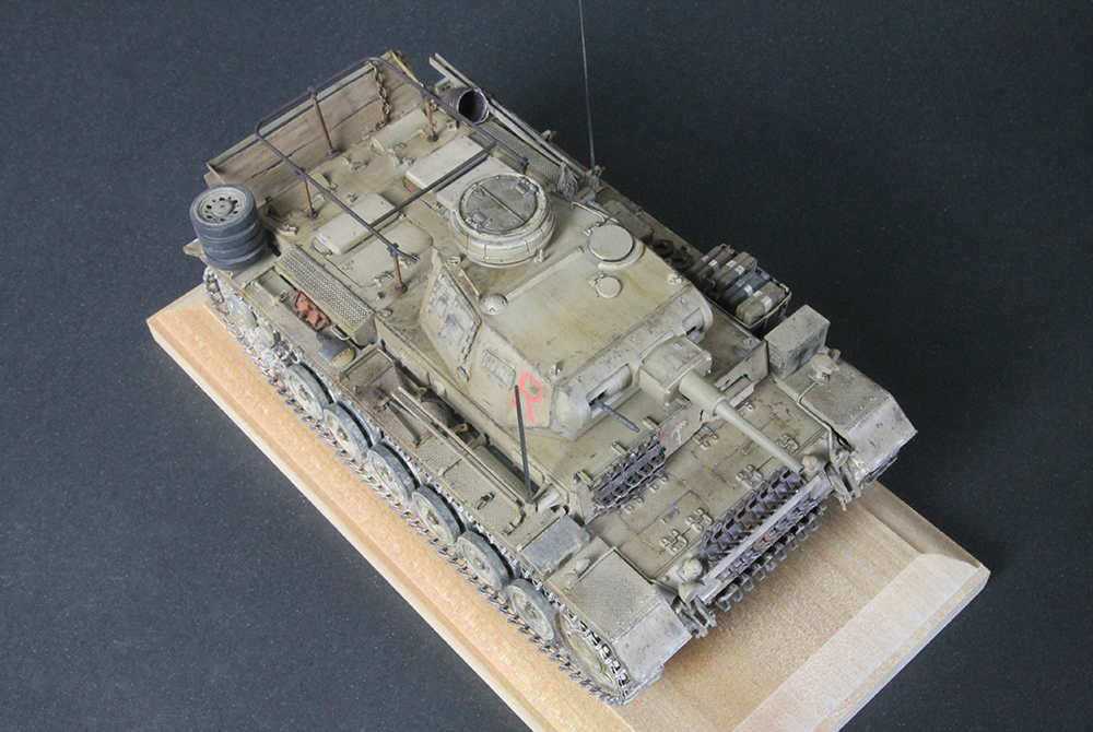 [製作] 5 ドイツ III号 指揮 戦車 H型 ドイツアフリカ軍団 – ドラゴン 6901