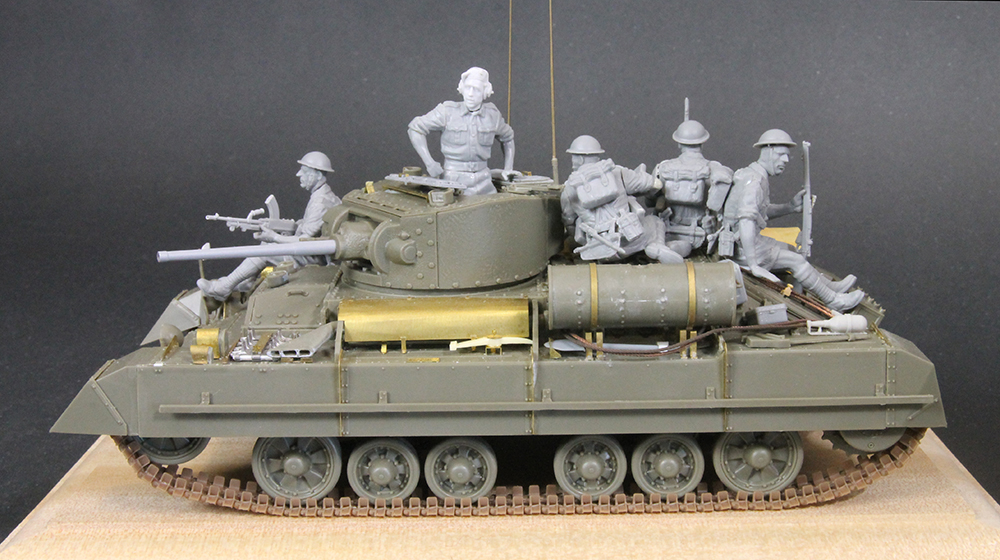 [製作] 4 イギリス 歩兵戦車 バレンタイン Mk.II - AFVクラブ 35185