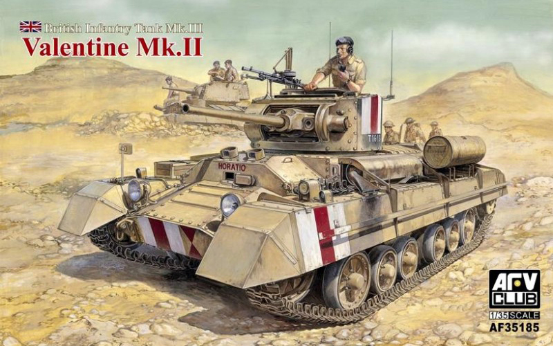 [製作] 3 イギリス 歩兵戦車 バレンタイン Mk.II - AFVクラブ 35185