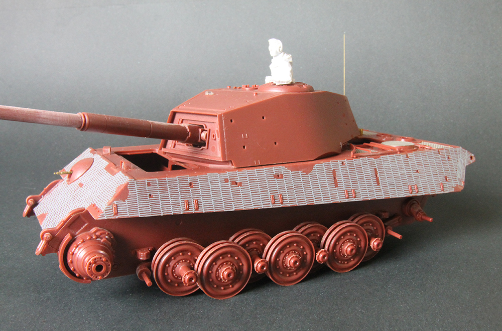 [製作] 2 ドイツ 重戦車 キングタイガー ティーガー II ヘンシェル 砲塔 – モンモデル TS031