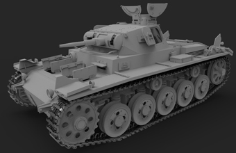 ドイツ III号戦車 A型 - ブロンコ 35134