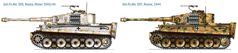 ドイツ 重戦車 ティーガー I 中期 生産型 - イタレリ 6507