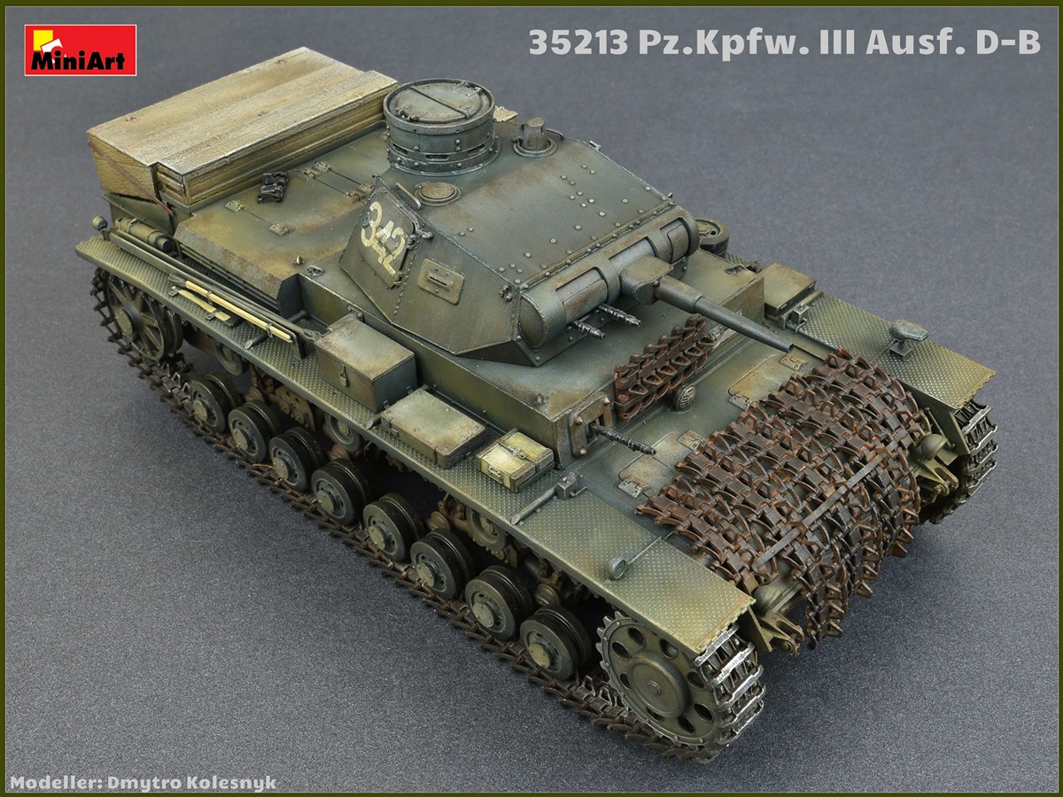 ドイツ III号戦車 D / B型 - ミニアート 35213