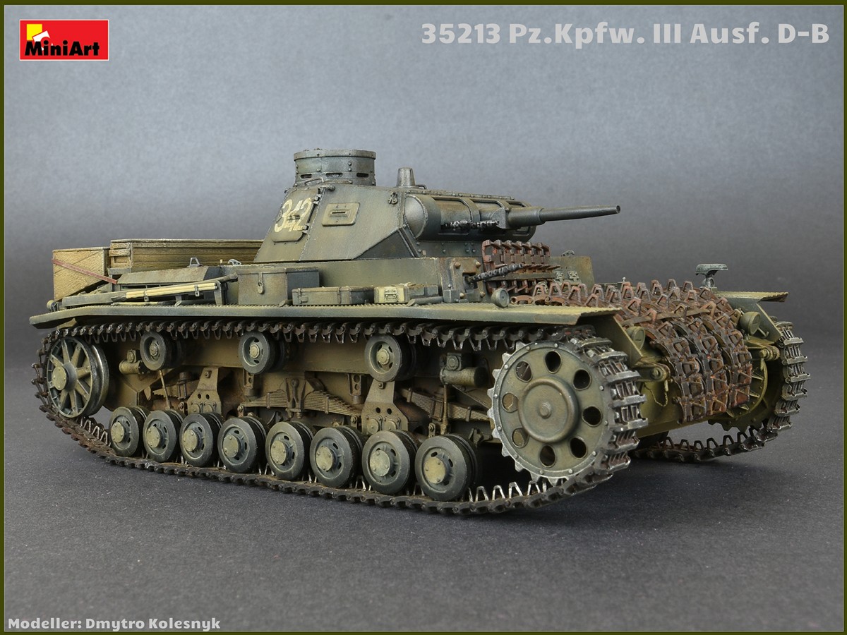 ドイツ III号戦車 D / B型 - ミニアート 35213
