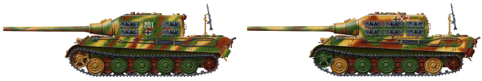 ドイツ 重駆逐 戦車 ヤークトティーガー ヘンシェル タイプ 中期 生産型 オットー・カリウス 搭乗車 - タミヤ 35307