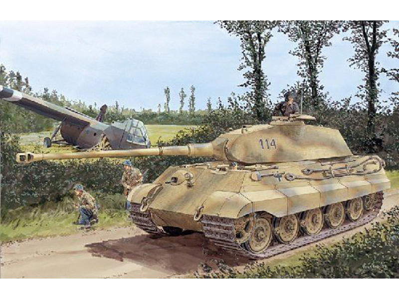 ドイツ 重戦車 キングタイガー ティーガー II ポルシェ 砲塔 – ドラゴン 6189