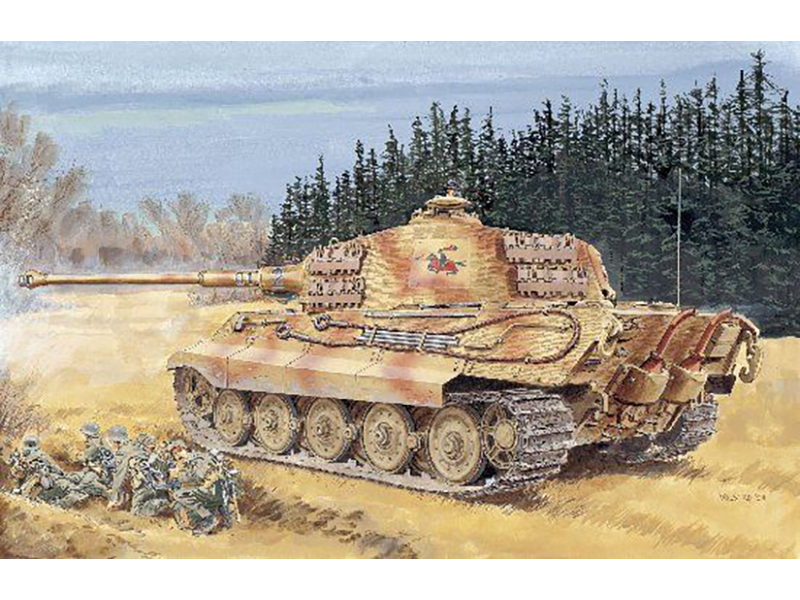 ドイツ 重戦車 キングタイガー ティーガー II ヘンシェル 砲塔 – ドラゴン 6208