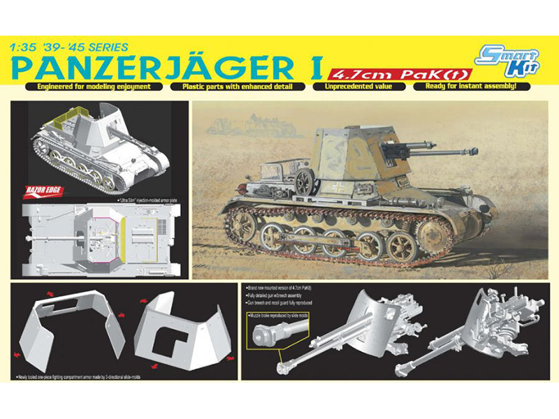 ドイツ I号戦車 対戦車 自走砲 4.7cm Pak(t) 搭載 – ドラゴン 6230