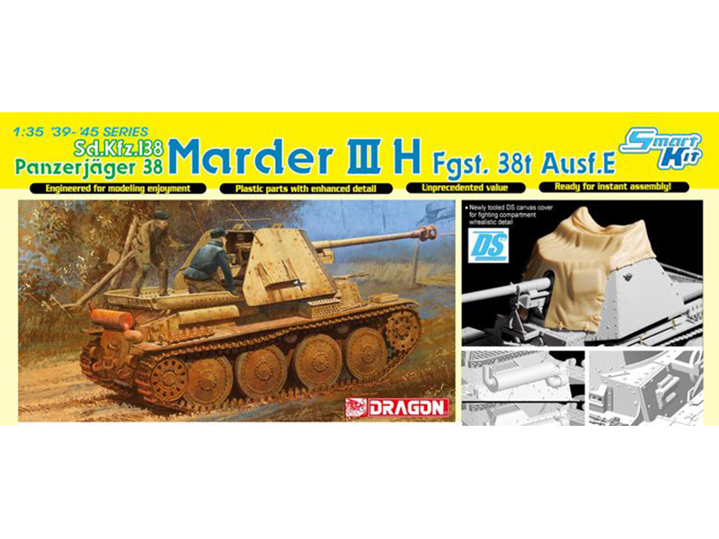 ドイツ 対戦車 自走砲 マーダー III H型 38 (t) E型車台 仕様 – ドラゴン 6420