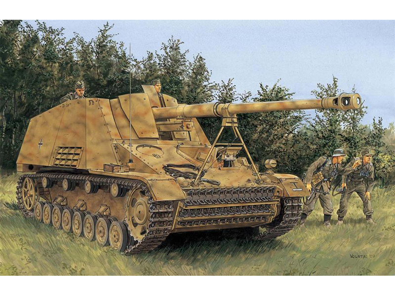ドイツ 対戦車 自走砲 ナースホルン 指揮 / 初期 / 初期改修 / 前期 生産型 4 in 1 – ドラゴン 6459