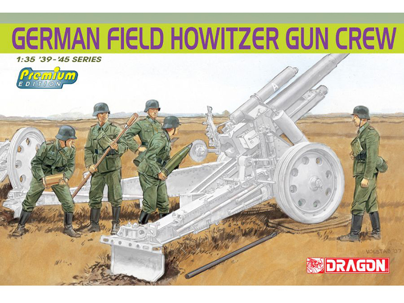 ドイツ 砲兵 榴弾砲クルー フィギュア 5体セット プレミアム エディション – ドラゴン 6461