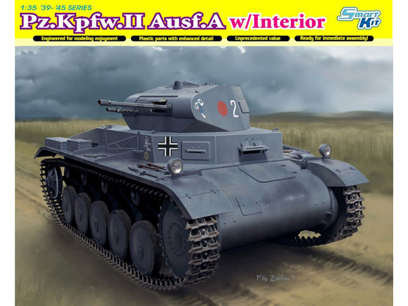 ドイツ II号戦車 A型 w/ インテリア – ドラゴン 6687