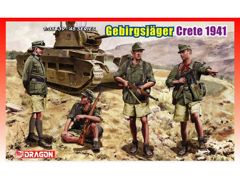 ドイツ 山岳猟兵 クレタ島占領作戦 1941年 – ドラゴン 6742