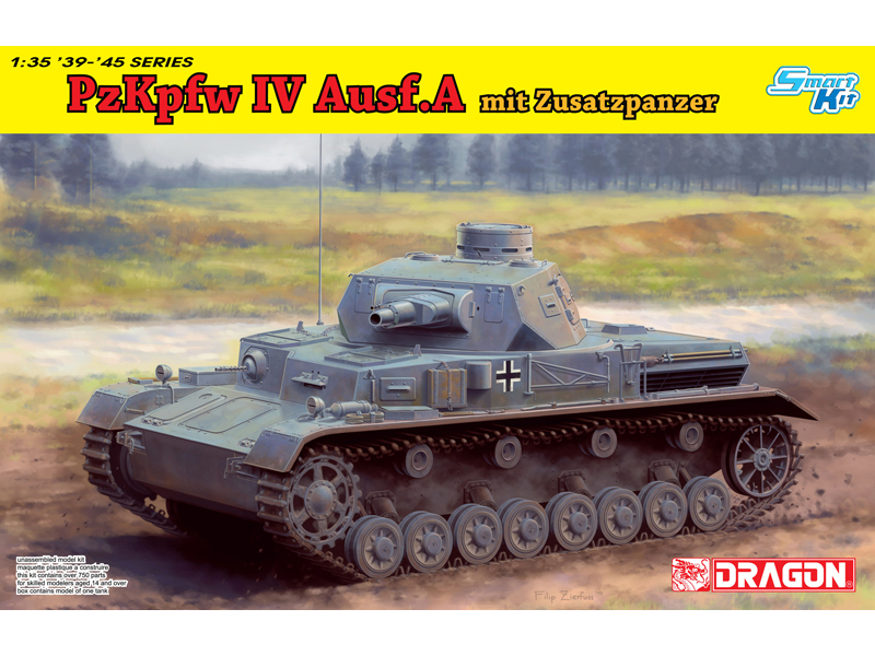 ドイツ IV号戦車 A型 w/ 増加装甲 – ドラゴン 6816