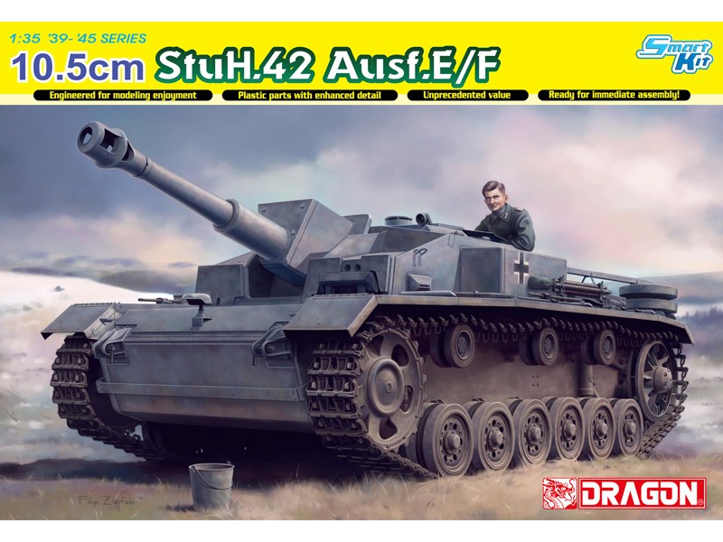 ドイツ III号突撃砲 E / F型 10.5cm 突撃 榴弾砲 StuH.42 搭載 – ドラゴン 6834