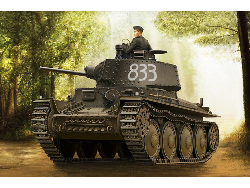ドイツ 戦車 38 (t) E / F型 2 in 1 – ホビーボス (トライスター) 80136