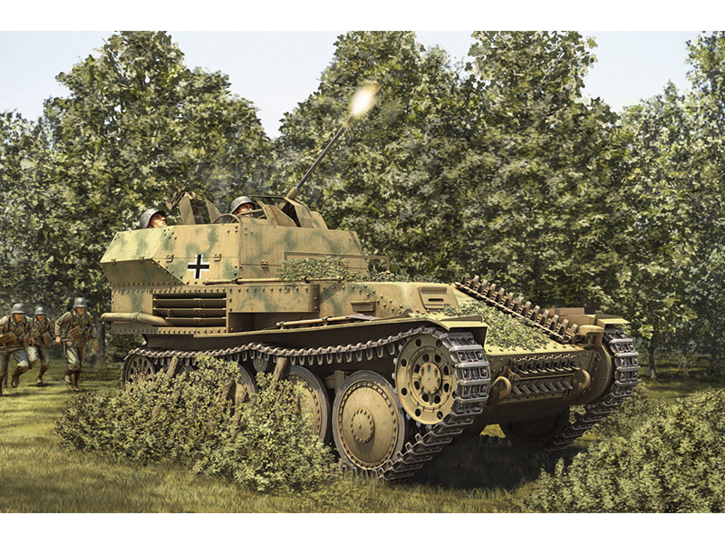 ドイツ 対空 戦車 38 (t) 2cm Flak – ホビーボス (トライスター) 80140
