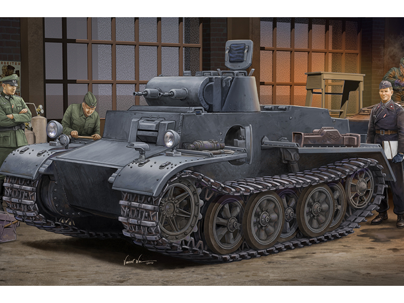 ドイツ I号戦車 F型 VK 18.01 前期 生産型 – ホビーボス 83804