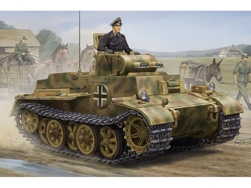 ドイツ I号戦車 F型 VK 18.01 後期 生産型 – ホビーボス 83805