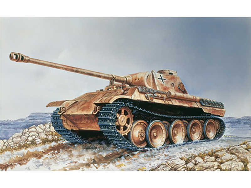 ドイツ 戦車 パンター D型 エッチングパーツ付き – イタレリ 6473