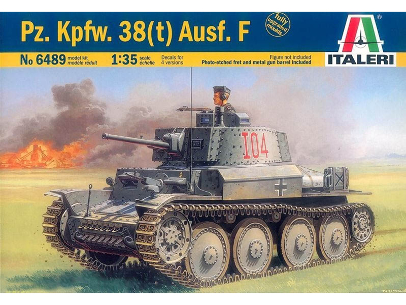 ドイツ 戦車 38 (t) F型 – イタレリ 6489