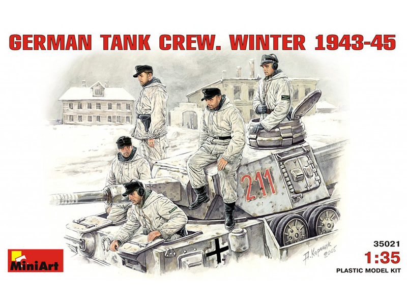 ドイツ 戦車兵 防寒服 1943年 – 1945年 5体セット – ミニアート 35021