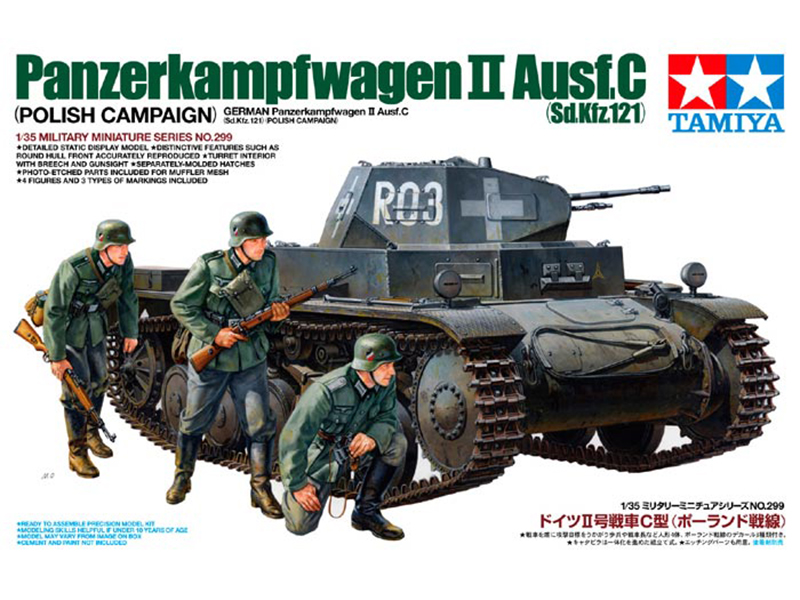 ドイツ II号戦車 C型 ポーランド戦線 – タミヤ 35299