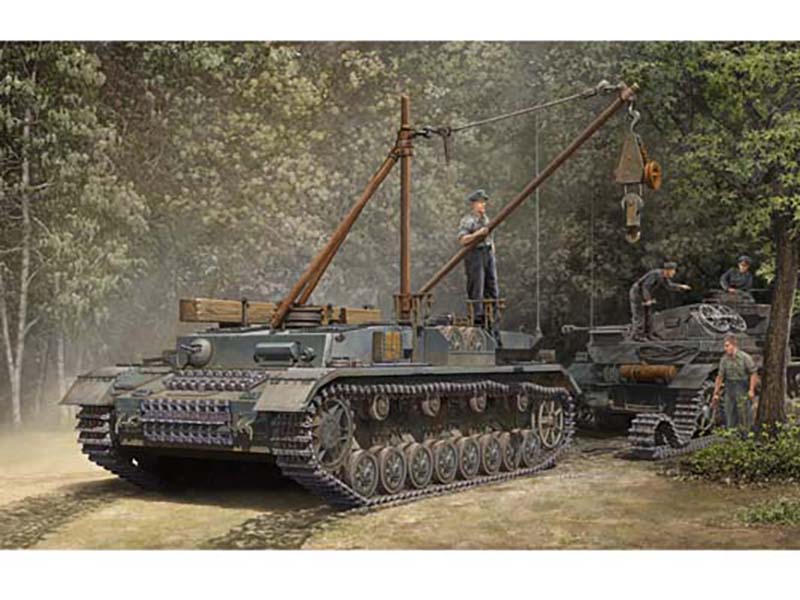 ドイツ IV号 戦車 回収車 ベルゲ パンツァー – トランペッター 00389
